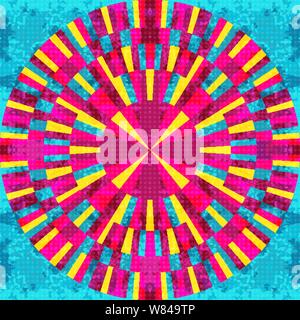 polygons and circles on a beautiful blue background. geometric abstract background. vector illustration Stock Vector