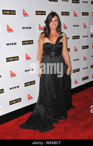 LOS ANGELES, CA. January 16, 2010: Gia Carides at the 2010 G'Day USA Australia Week Black Tie Gala at the Grand Ballroom at Hollywood & Highland. © 2010 Paul Smith / Featureflash Stock Photo