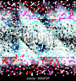 small colored polygons on a beautiful background seamless pattern Stock Vector