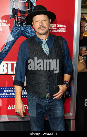 Asbury Park, NJ - August 7, 2019: Danny Clinch attends premiere of 'Blinded by the Light' at Paramount Theatre Stock Photo