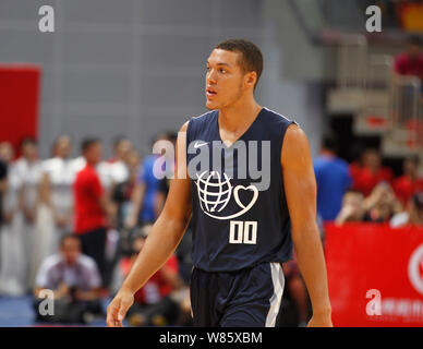 Aaron Gordon of NBA All Star team takes part in the charity game