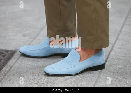 Pale blue cheap suede shoes