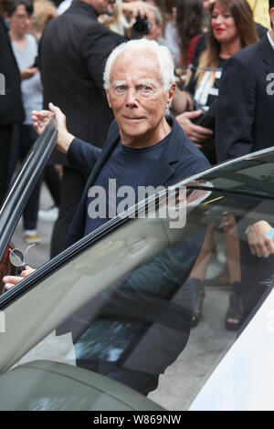 MILAN ITALY JUNE 15 2019 Giorgio Armani after Emporio