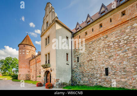 Bytow, pomeranian province, Poland, ger.: Butow. 14th cent. castle of the Teutonic Knights.