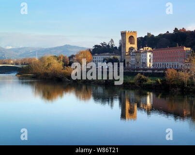 Porta San Niccolo, St. Nicholas Gate, Florence, Arno, Italy Stock Photo