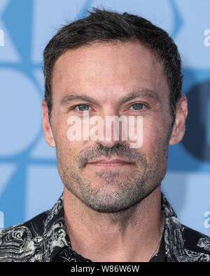 Los Angeles, United States. 07th Aug, 2019. LOS ANGELES, CALIFORNIA, USA - AUGUST 07: Actor Brian Austin Green arrives at the FOX Summer TCA 2019 All-Star Party held at Fox Studios on August 7, 2019 in Los Angeles, California, United States. (Photo by Xavier Collin/Image Press Agency) Credit: Image Press Agency/Alamy Live News Stock Photo