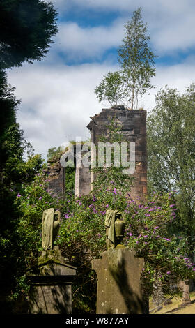 East Dunbartonshire, Scotland, UK.13th July 2019: The High Kirk of Campsie in Lennoxtown. Stock Photo