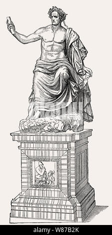 Nerva, Roman emperor from 96 to 98 Stock Photo
