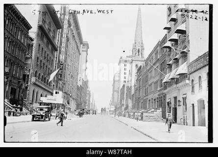57th St., 6th Ave. West Stock Photo