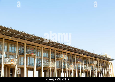 Soweto, South Africa - September 08 2018: Outside view of Soweto Hotel and Conference Center in the heart of historic area of Soweto, South Africa Stock Photo