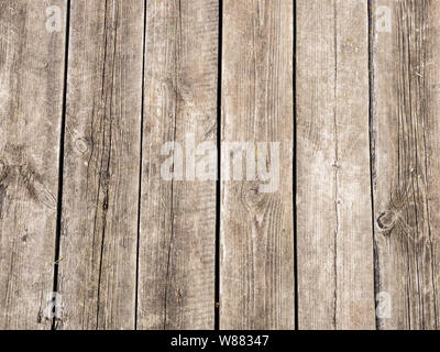 Old rough wooden textured background. Rustic wood wall. Text space, empty template. Stock Photo