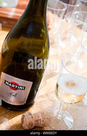 Martini Asti Bottle Stock Photo