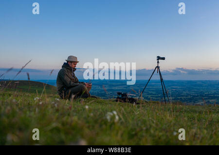 Video Camera Operator On Nature Background, Film Shooting Spot Stock Photo,  Picture and Royalty Free Image. Image 89803339.