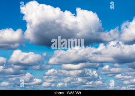 Summer clouds against a blue sky Stock Photo