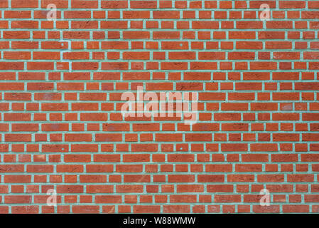 Real vintage beautiful bumpy, rough and old brick texture with flemish brick bond pattern. Stock Photo