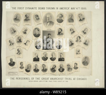 The first dynamite bomb thrown in America May 4th, 1886. The personnel ...