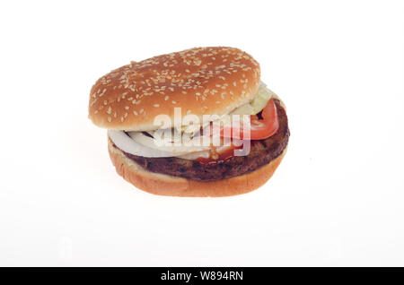 Impossible Whopper from Burger King, a vegetarian plant based foods meat free alternative released across the USA on August 08, 2019 Stock Photo