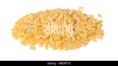 Tubetti Pasta Pile Stock Photo