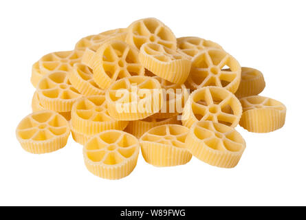 Wagon Wheels Pasta Pile Stock Photo