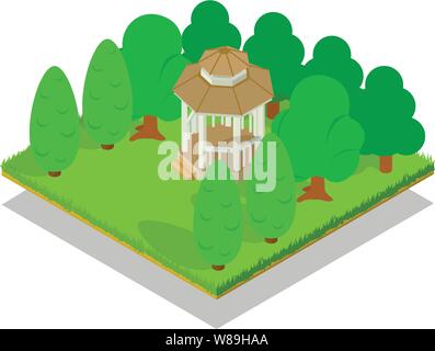 Oratory concept banner, isometric style Stock Vector