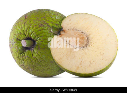 breadfruit isolated cut out on white background Stock Photo