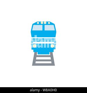 subway train icon. Logo element illustration. subway train symbol design. colored collection. subway train concept. Can be used in web and mobile Stock Vector