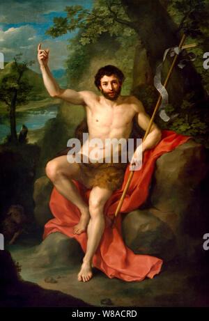 Saint John the Baptist Preaching in the Wilderness - Anton Raphael Mengs Stock Photo