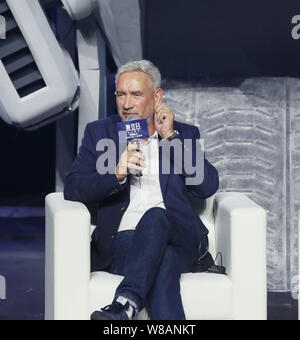 German film director Roland Emmerich attends the China premiere of his new movie 'Independence Day: Resurgence' in Beijing, China, 22 June 2016. Stock Photo