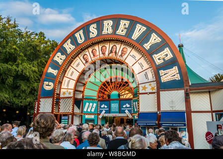 Cirkusrevyen in the amusement park Bakken, Copenhagen, August 7, 2019 Stock Photo