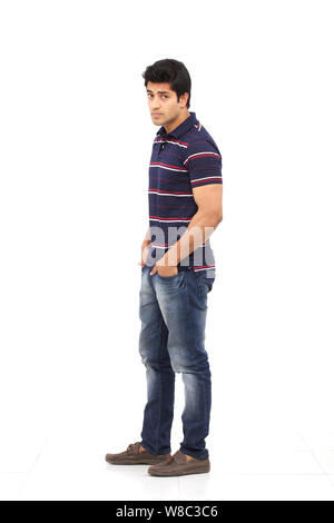 Portrait of a young man posing Stock Photo