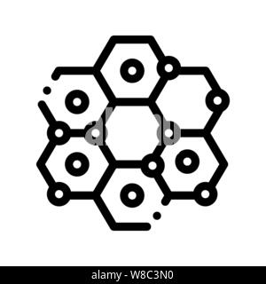 Interactive Kids Game Points Vector Thin Line Icon Stock Vector