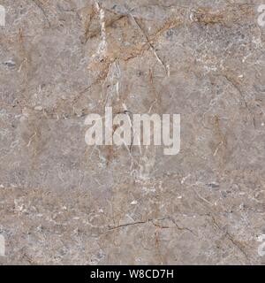 Marble texture with light grey tone. Seamless square background, tile ready. Stock Photo