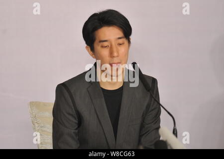 From left) Hong Kong singer and actor Jaycee Chan, the son of