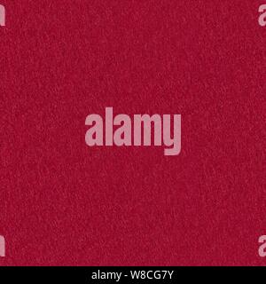 Red grunge felt useful for christmas background. Seamless square texture, tile ready. Stock Photo
