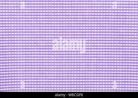 Close up of striped purple and white fabric texture. Stock Photo