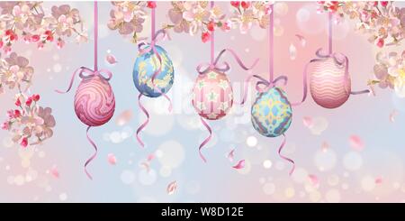 Easter Vector Background Stock Vector