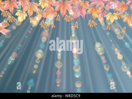 Fallen Autumn Leaves Stock Vector