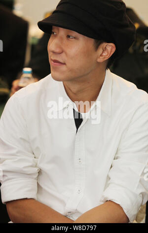 --FILE--Hong Kong actor Jaycee Chan, son of kungfu star Jackie Chan, attends an event in Nantong city, east Chinas Jiangsu province, 16 October 2011. Stock Photo