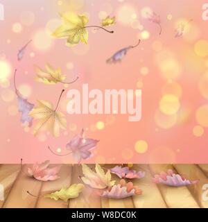 Fallen Autumn Leaves Stock Vector