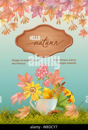 Vector Autumn Background Stock Vector