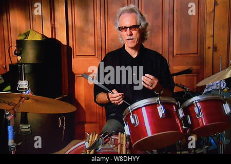 John Densmore drummer of the rock band The Doors Stock Photo