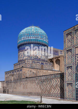 Bibi Chanum Mosque, Samarkand, Uzbekistan, Asia, UNESCO Heritage Site Stock Photo