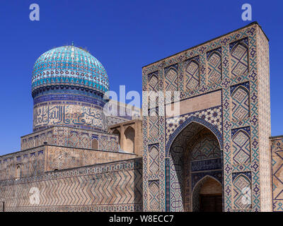 Bibi Chanum Mosque, Samarkand, Uzbekistan, Asia, UNESCO Heritage Site Stock Photo