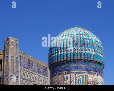 Bibi Chanum Mosque, Samarkand, Uzbekistan, Asia, UNESCO Heritage Site Stock Photo