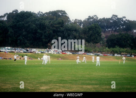 Pacific Palisades, California, USA 29th October 1994 A general view of atmosphere at the Cricket Aid '94 Pro/Celebrity Match to Benefit Tuesday's Child and the Sunlight Mission on October 29, 1994 at the Will Rogers State Historic Park in Pacific Palisades, California, USA. Photo by Barry King/Alamy Stock Photo Stock Photo