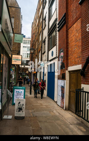 The Trident Studios in London’s Soho on the edge of Chinatown. Stock Photo