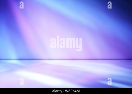 Artistic studio wall background in tones of purple through magenta for product placement or use as a design template Stock Photo