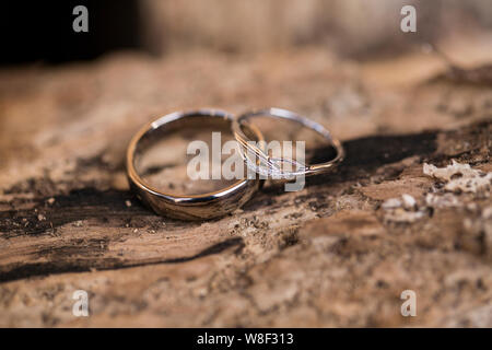 Wedding Rings Stock Photo