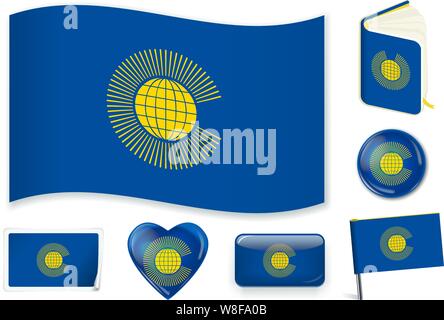 Commonwealth flag, vector illustration Stock Vector Image & Art - Alamy