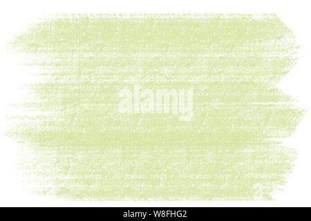 lime green hand drawn rough brush stroke cement wall tile background pattern with white borders Stock Photo
